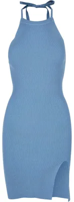 Produktbild von Urban Classics - Kleid Neckholder für Damen TN668 (42 DE) (Blau)