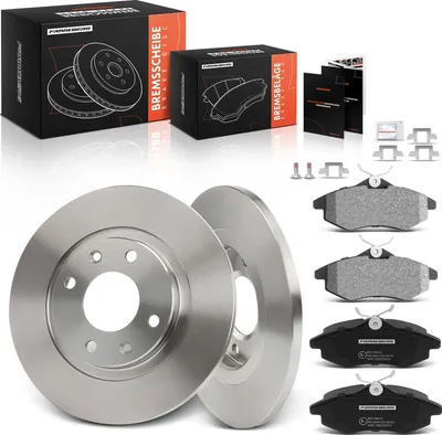 Immagine prodotto di Frankberg 2x dischi freno 4x pastiglie freno asse anteriore per Citroën C2 JM C2 Enterprise JG C3 I FC FN 1.1L 1.4L