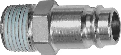 Image de Riegler Mamelon à emboîter acier trempé / nickelé. Prise mâle DN 10 AG 13,16 mm - 107457