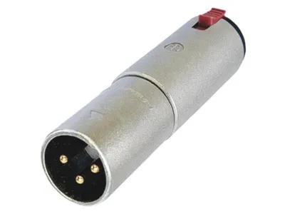 Produktbild von Neutrik NTR-NA3MJ, XLR, 1/4", Silber