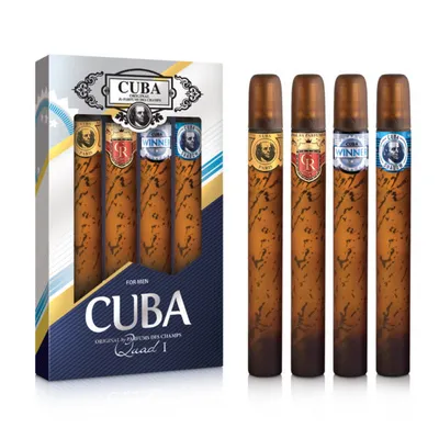 Obrázek produktu pro set toaletních vod Cuba Original - Gold, Royal, Winner a Shadow, 4x35ml. Novinka! ?