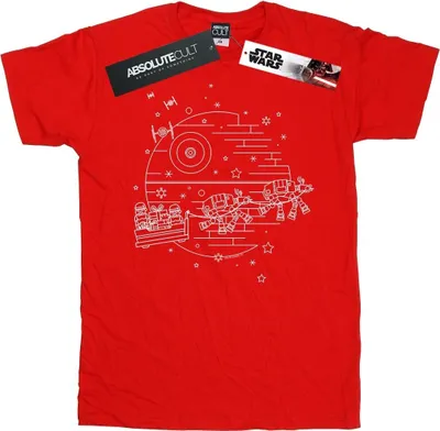 Produktbild von Star Wars - "Death Star" T-Shirt für Herren BI46654 (XL) (Rot)