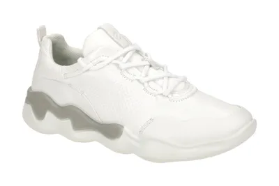 Produktbild von Ecco ELO Damenschuhe - sportliche Schnür- Halbschuhe weiß Freizeit NEU