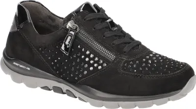 Produktbild von Gabor ROLLINGSOFT Damenschuhe - sportliche Schnür- Halbschuhe schwarz NEU