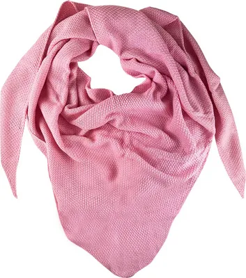 Produktbild von XL Strick Dreieckstuch - Schal  200 x 80 cm | Rosa