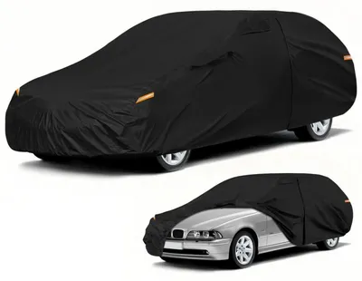 Image de Housse de protection imperméable pour BMW Série 5 E39 Break (modèles de 1999 à 2004), adaptée à toutes les conditions météorologiques, pour une utilisation en intérieur ou en extérieur, avec fermeture éclair