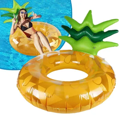 Immagine prodotto di Anello da nuoto gonfiabile a forma di ananas per bambini