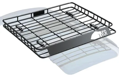 Zdjęcie produktu dla Kosz dachowy VEVOR Kosz dachowy (1095 x 1270 x 105 mm) ze stopu stali nierdzewnej, maksymalne obciążenie 68 kg, odpowiedni do bagażników dachowych samochodów typu SUV