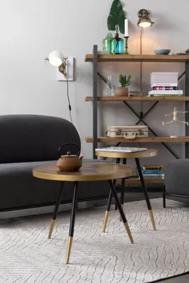 Couchtisch Beistelltisch DENISE Walnussfarbig