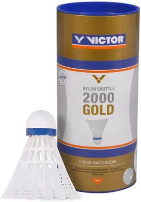 Produktbild von Victor 3 Badmintonbälle Shuttle 2000 weiß | Badmintonball Badminton Ball Federball Bälle