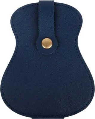 Produktbild von INF Gitarrenplektronentasche - Plectrum-Etui aus Kunstleder mit großer Kapazität Blau