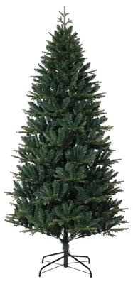 Obrázek produktu pro Umělý vánoční stromek - severská jedle, výška 150 cm - hustý a realistický vzhled - vyroben z PVC - pro použití v interiéru - snadná montáž - zelený