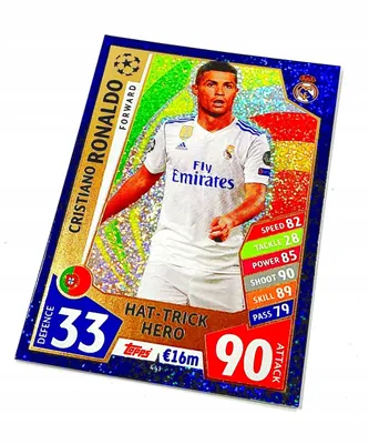 Produktbild von Match Attax 2017/18 Card 441 Cristiano Ronaldo / Hat-Trick Hero