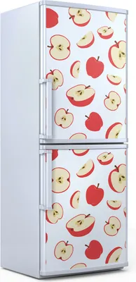 Produktbild von Kühlschrankdekoration 70x180 cm Aufkleber auf dem Kühlschrank - Apfel Früchte