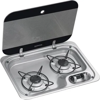 Produktbild von Dometic HBG2335 - 2-flammig mit Glasabdeckung