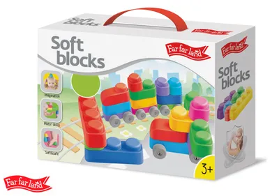 Obrázok produktu pre Stavebnica Far Far Land 21 farebných blokov