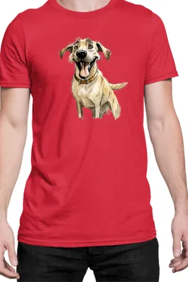 Immagine prodotto di Maglietta da uomo Funny Dogs Breeds Kangal Dog Breed, Man M , Rouge