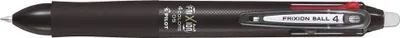 Image de Pilot LKFB-80EF-B-E Roller à encre FriXion 4 - noir, Roller à encre 4 couleurs