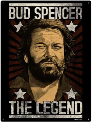 Produktbild von Bud Spencer Blechschild The Legend 20 x 30 cm