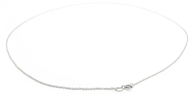 Produktbild von Vintageparts zarte Halskette 925 Sterling Silber 45cm 0,2mm stark