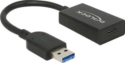 Immagine prodotto di DELOCK Konverter USB 3.1 Typ A -> Typ C St/Bu schwarz