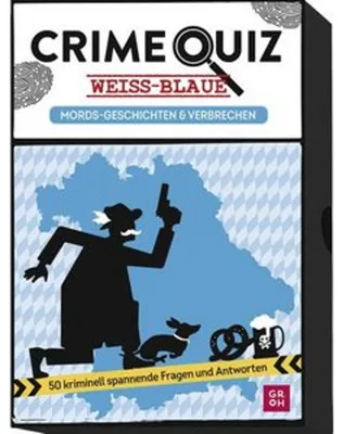 Obrázek produktu pro Crime Quiz - Weiß-blaue Mords-Geschichten und Verbrechen