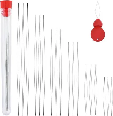 Productafbeelding van Famanu Naalden set, 18 stuks, met naaldenfles en draadnijper