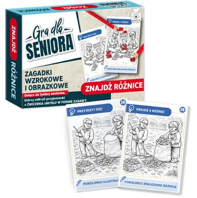 Obrázok produktu pre Hra pre seniorov: Nájdi rozdiely