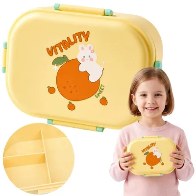 Zdjęcie produktu dla Śniadaniówka Lunchbox z przegródkami pojemnik dla dzieci do szkoły PLAYIO