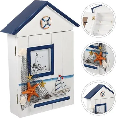 Produktbild von Famanu Schlüsselschrank Mediterraner Stil - Wandmontage