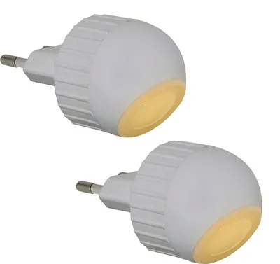 Produktbild von 2er Pack LED Nachtlicht mit Helligkeitssensor Auto AN/AUS "EYE"