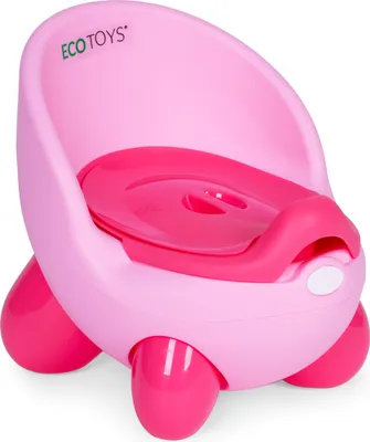Obrázok produktu pre EcoToys PP112 Nočník s odnímatelnou vložkou s víkem, protiskluzové nožičky, růžový