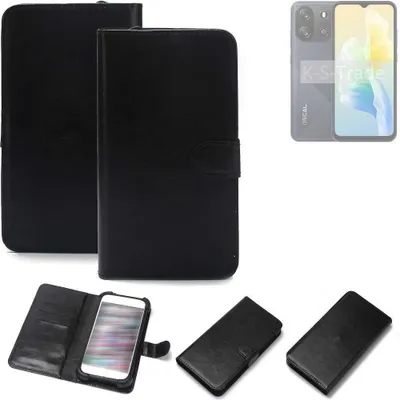 Produktbild von K-S-Trade Handyhülle Schutzhülle kompatibel mit Blackview Oscal Flat 1C Handy Schutz Hülle Handyhülle Bumper schwarz 1x
