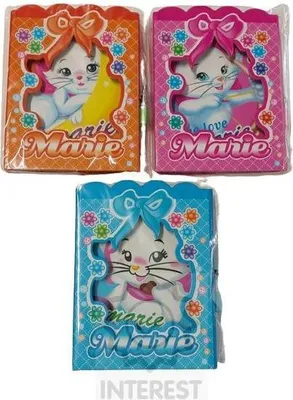 Obrázek produktu pro Dětský památníček se zámkem - S motivem kotěte. Červený.