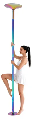 Immagine prodotto di Sbarra da ginnastica, regolabile in altezza, colorata, con asta girevole