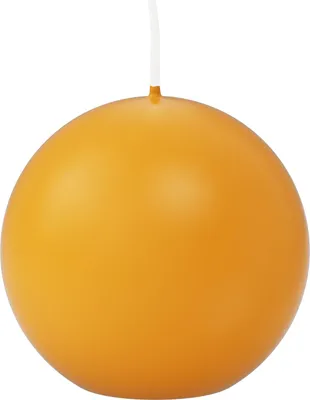 Produktbild von Kugelkerzen Gelb Ø 60 mm, 16 Stück