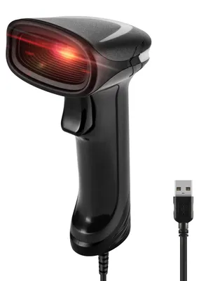 Zdjęcie produktu dla Skaner kodów kreskowych - Przewodowy USB - 1D i 2D - Kod QR - Ręczny