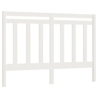 Image de vidaXL Tête de lit blanc 166x4x100 cm pin massif