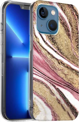 Produktbild von Hülle für Apple iPhone 13 Schutzhülle Marmor Motiv Handy Case Silikon Slim Cover
