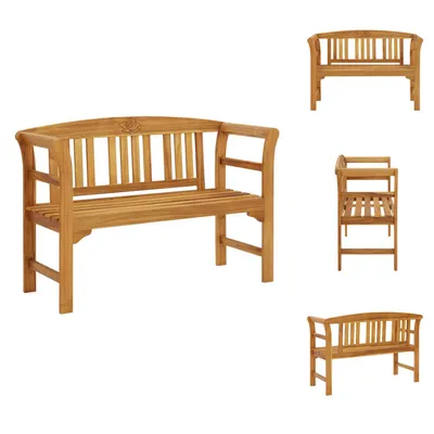 Image de vidaXL Banc de jardin 114 cm bois massif acacia - Bancs de jardin