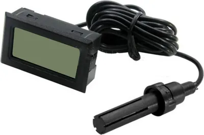 Obrázek produktu pro LCD digitální vlhkoměr teploměr Vestavěný elektronický měřič teploty a vlhkosti se sondou FY -12