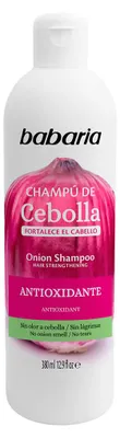 Obrázek produktu pro Babaria, šampon na vlasy s cibulí, s antioxidačními účinky a posilující, 380 ml