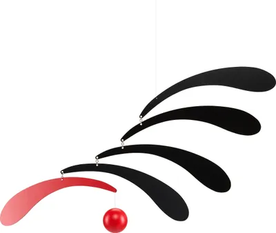 Productafbeelding van Flensted Mobielen - Mobiel, vloeiende beweging, rood
