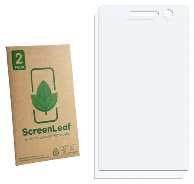 Produktbild von 2x ScreenLeaf Schutzfolie für Hytera PTC680 nachhaltiger Displayschutz Display Schutz Folie Klar Transparent