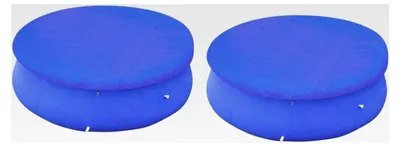 Produktbild von Poolabdeckungen 2 Stück für runde Aufstellpools mit einem Durchmesser von 360-367 cm zur Erwärmung des Poolwassers
