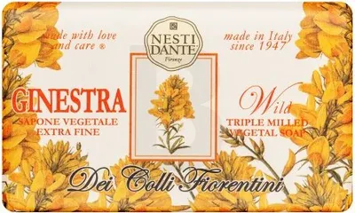 Image de Nesti Dante Dei Colli Fiorentina Savon végétal triple mouture Ginestra Fiorentina 250 g