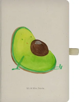 Produktbild von Mr. & Mrs. Panda Tagebuch Avocado Schwangerschaft - Transparent - Geschenk, Skizzenbuch, notizbuch, Kladde, Adressbuch, Wunder, Schwanger, Journal, Baby