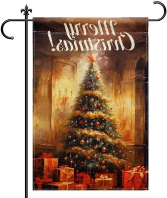Produktbild von Weihnachtsflagge 30x45 cm für Garten und Außenbereich