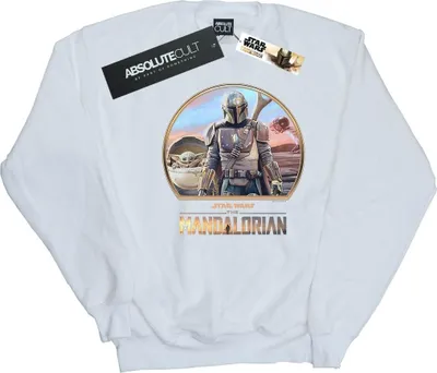 Produktbild von Star Wars - "The Mandalorian And The Child" Sweatshirt für Herren BI46404 (4XL) (Weiß)