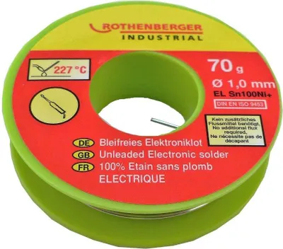 Produktbild von Elektronische Zinnspule 1 mm, 200 g. ROTHENBERGER